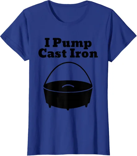 Vista 75 de I Pump - Camiseta de hierro fundido para cocinar al horno holandés