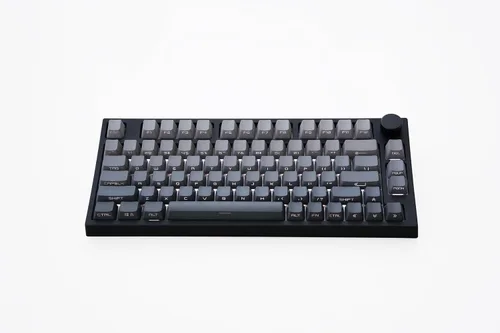 Vista 9 de NJ80-AP Teclado mecánico inalámbrico con perilla Bluetooth 5.0/2.4G/conexión con cable 75% Teclado para juegos programable RGB personalizado
