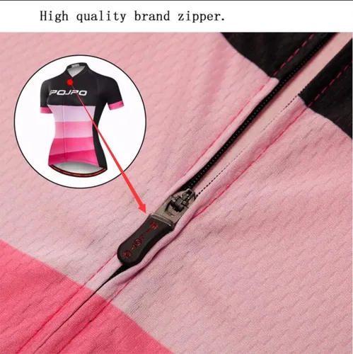 Vista 6 de Maillot de ciclismo para mujer, camiseta de manga corta para bicicleta de montaña