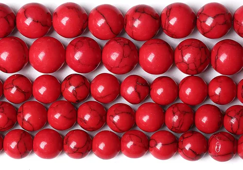 Vista 155 de 100 cuentas de piedra multicolor natural de 0.236 pulgadas (0.236 in), cuentas espaciadoras sueltas redondas para hacer pulseras, collares, aretes