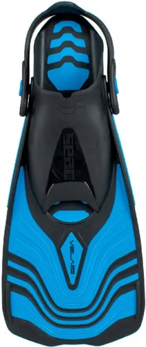 Vista 7 de Seac Vela OH, aletas cortas para buceo y natación en la piscina con correa ajustable 2-Negro