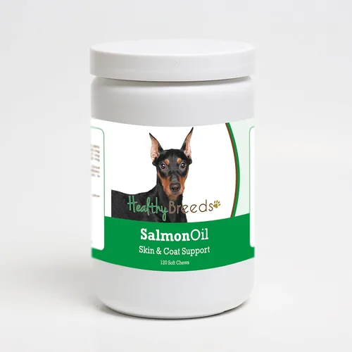 Vista 141 de Healthy Breeds Affenpinscher - Masticables suaves de aceite de salmón, 90