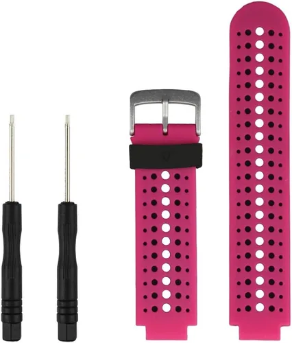 Vista 8 de Correa de repuesto para reloj inteligente para Garmin Forerunner 220/230/235/620/630/735XT/235Lite Tamaño libre 5.11"-8.46