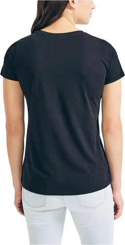 Vista 3 de Nautica Camiseta de mujer Easy Comfort Supersoft 100% algodón con logotipo clásico
