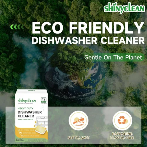 Vista 8 de Limpiador de lavavajillas resistente y desodorante tabletas, 0.71 oz* 12 unidades 1 Year supply, dishwasher descaler, septic safe, removes
