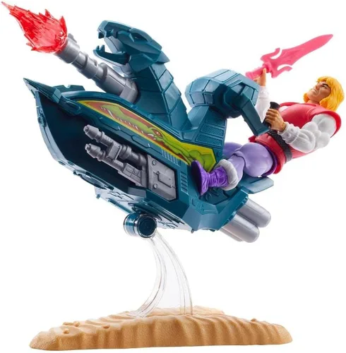 Vista 6 de Masters of the Universe Origins Battle Skysled Vehículo para MOTU Storytelling Play and Display, regalo para niños de 6 años en adelante