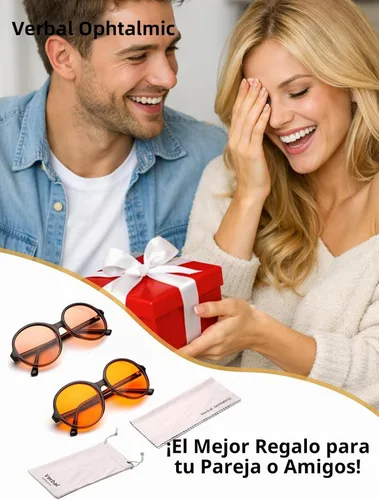 Vista 7 de FL-41 y FL-60 Migraña Sensibilidad Luz Azul Gafas Mujeres