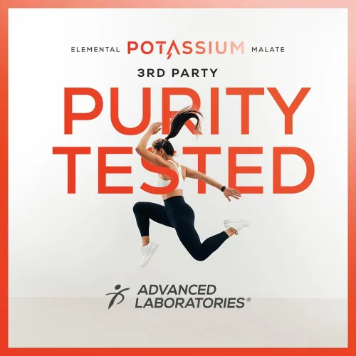 Vista 7 de Malato de Potasio 1389mg - Producción de ATP y energía celular, equilibrio electrolítico - Potasio elemental 500mg (240 cápsulas) vegano