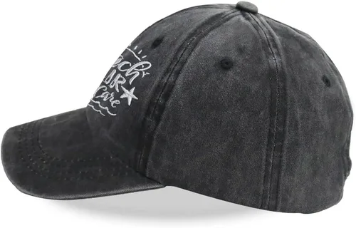 Vista 3 de HHNLB Gorra de béisbol bordada ajustable de algodón lavado