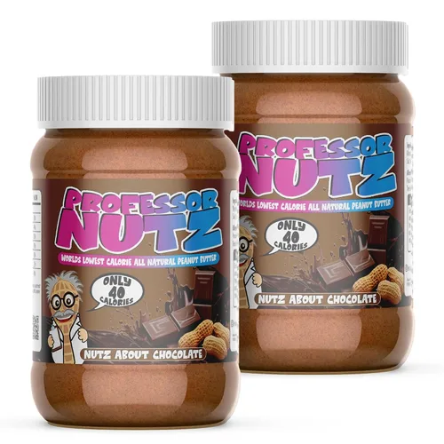 Vista 8 de Professor Nutz Mantequilla de maní orgánica, baja en calorías, mantequilla de nueces, mantequilla de maní natural, fibra natural, maní saludable
