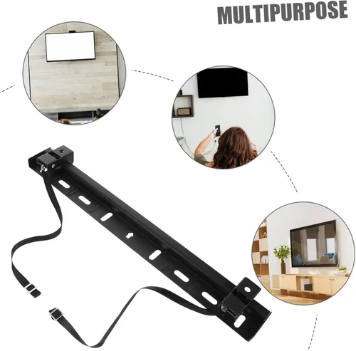 Vista 8 de Televisores LCD compatible fácil instalar sin taladro Tv soporte de pared 55 pulgadas soporte robusto en forma de L Como se muestra