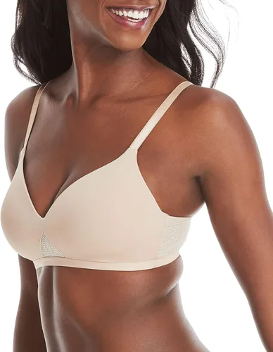 Vista 2 de Hanes ComfortFlex Fit Oh So Light - Brasier inalámbrico para mujer, con espuma cómoda, cobertura completa (S-3XL), MHG521