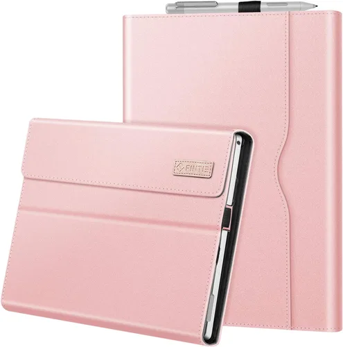 Vista 18 de Funda Fintie para Microsoft Surface Pro 7 Plus, Surface Pro 7/6/5/4/3 de 12,3 pulgadas - Cubierta de negocios tipo portafolio con bolsillo, Negro