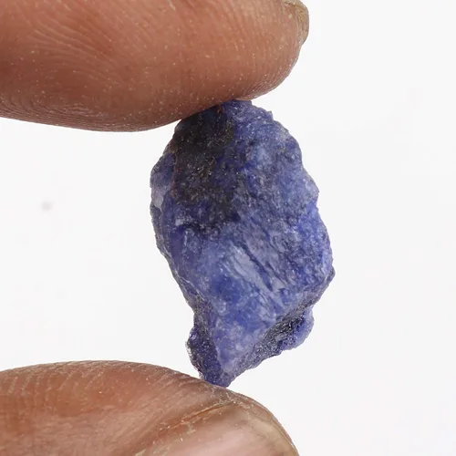 Vista 3 de GEMHUB 11.50 quilates con certificación de huevo natural en bruto, zafiro azul crudo, piedra preciosa suelta para la fabricación de joyas FD-352
