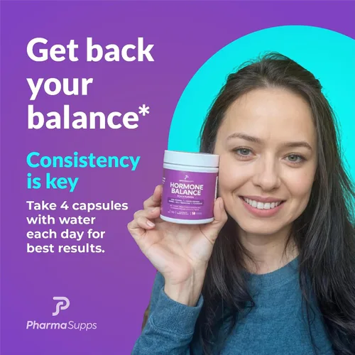 Vista 4 de Inositol+ Suplemento de equilibrio hormonal para apoyo de señalización metabólica y hormonal, el restablecimiento hormonal todo en uno para sentirse