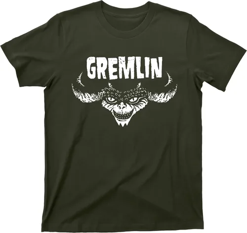 Vista 2 de Gremlin T Shirt Horror Punk Rock N Roll Heavy Metal Concert Movies Tee