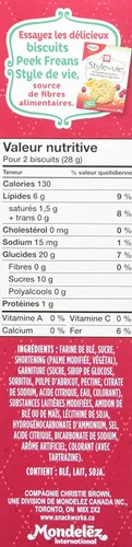 Vista 2 de Christie Peek Frean Crema de Frutas, 10.58 oz