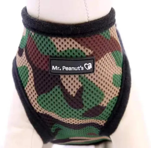 Vista 6 de Mr. Peanut's PupTrek - Arnés de malla suave para perros y gatos pequeños (talla XS, negro)
