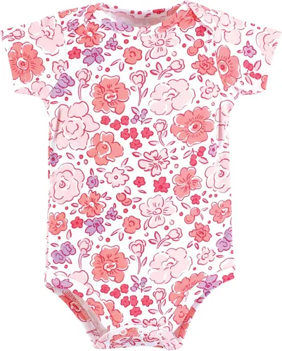 Vista 240 de Hudson Baby baby-girls Cotton Bodysuits 3-pack