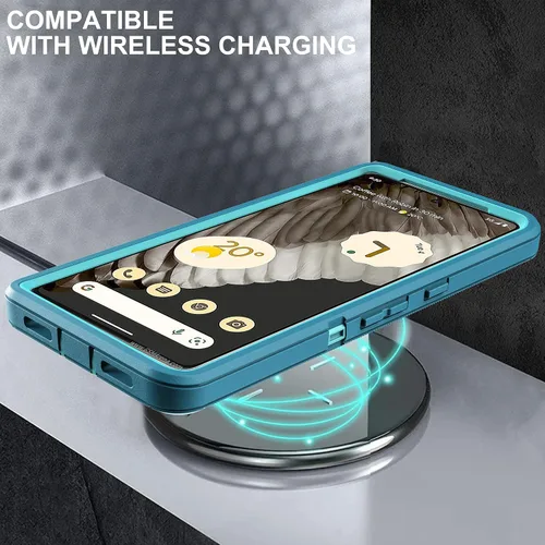 Vista 7 de Funda para Pixel 7 Pro a prueba de golpes, a prueba de polvo y caídas, protección de cuerpo completo de 3 capas [sin protector de pantalla] Funda