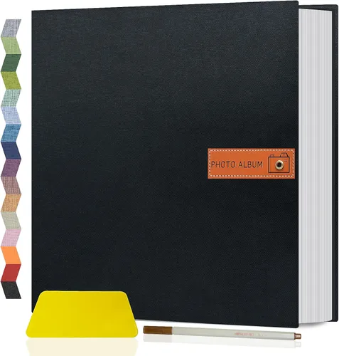 Vista 17 de Popotop Álbum de fotos grande autoadhesivo 4x6 5x7 8x10 Álbum de recortes DIY Libro de imágenes, Regalos para mamá, familia, bebé y boda