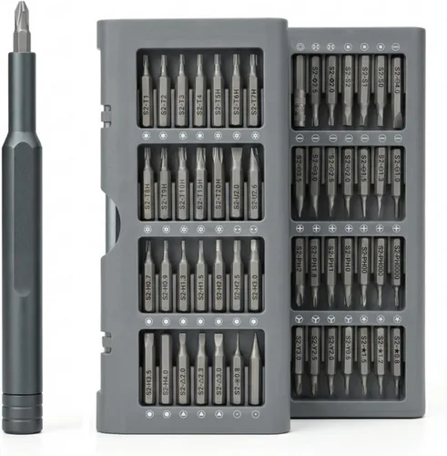 Vista 8 de Juego de destornilladores de precisión 25 en 1, kit de mini herramientas de reparación magnética profesional para teléfono, laptop, PC, controlador