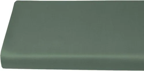Vista 2 de Sábana bajera de 600 hilos, viscosa de bambú tamaño individual extra larga XL, color verde azulado