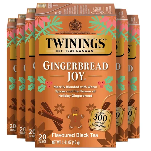 Vista 63 de Twinings Bolsas de té negro Blackcurrant Breeze envueltas individualmente, 20 unidades (paquete de 1), dulce, sabor picante, con cafeína, disfruta