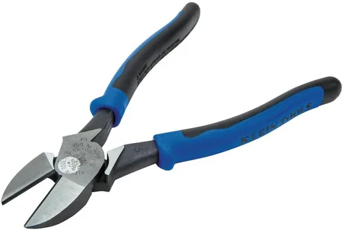 Vista 3 de Klein Tools Alicates J2000-59, fabricados en EE. UU., Alicates de corte diagonal con diseño de alto apalancamiento, cabeza más grande y cuchillas