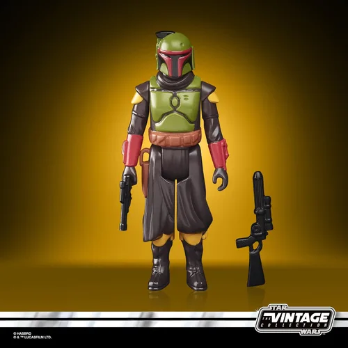 Vista 3 de STAR WARS Retro Collection Boba Fett (Morak) Juguete de 3.75 pulgadas, figura de acción coleccionable The Mandalorian, juguetes para niños de 4 años