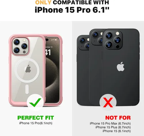 Vista 1073 de DIACLARA - Funda transparente compatible con iPhone XR 6.1 pulgadas 2018