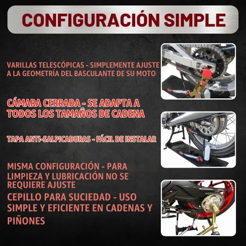 Vista 7 de Moto Chain-Mate - ¡El mejor kit de limpieza y lubricación de cadenas de motocicleta!
