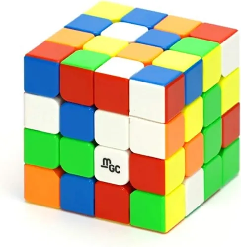 Vista 2 de cuberspeed YJ MGC 4X4 M Cubo de velocidad sin pegatinas MGC Magnetic 4X4X4 Cube Puzzle