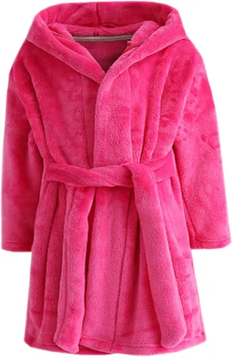 Vista 14 de Batas con Capucha de Forro Polar para Niñas, Bata de Baño Suave Premium Mullida para Niños para Regalos, 2-12 Años Lavanda