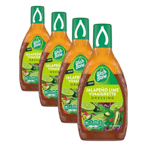 Vista 16 de Aderezo de vinagreta de mezcla de aceite de aguacate con hierbas de jardín Wish-Bone, 15 fl oz