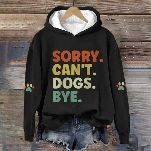 Vista 2 de Fall Outfits Women Trendy Round Neck Long Sleeve Sweatshirts Love Print Fleece T Shirts Casual Loose Hoodies
