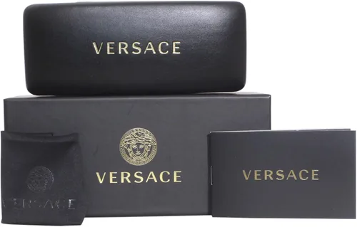 Vista 5 de Versace VE 4406 521773 Havana - Gafas de sol rectangulares de plástico color marrón