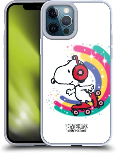 Vista 152 de Head Case Designs Funda de gel con licencia oficial de Peanuts Beach Surf Snoopy Boardwalk Airbrush [protección de grado militar] compatible