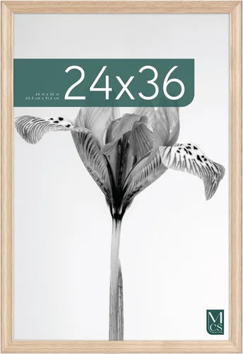 Vista 24 de MCS Studio Gallery Classic Marco de 16 x 16 pulgadas de Madera de Ingeniería con Veta de Madera Natural, Colgado de Pared Vertical y Horizontal