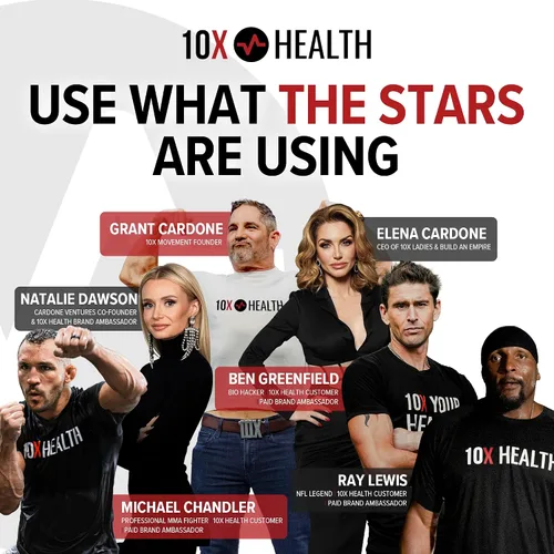 Vista 9 de Suplementos TMG de 10X Health - Suplemento de trimetilglicina para el apoyo al hígado, bienestar del corazón, energía, niveles de homocisteína