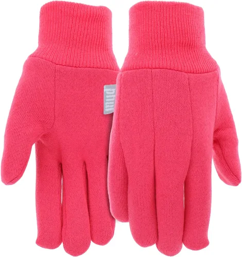 Vista 6 de Guantes básicos de punto de jersey de algodón para niños, protección contra el lodo, comodidad extrema, puño elástico de punto, protección