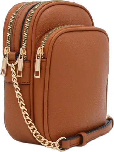 Vista 17 de Bolso cruzado ocasional de múltiples bolsillos Negro