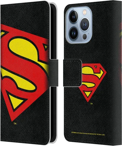 Vista 87 de Head Case Designs Funda de piel con licencia oficial de Superman DC Comics con logotipos negros y rojos compatible con Apple iPhone 11