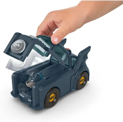 Vista 7 de Fisher-Price DC League of Super-Pets - Juguete preescolar Super Launch Ace Figura y Batmobile Car Set para juegos de simulación para niños a partir