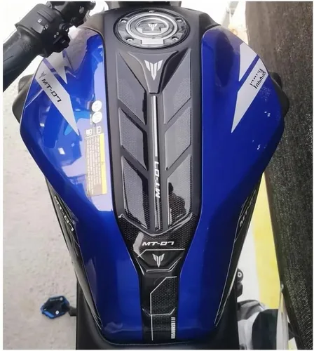 Vista 4 de Adhesivo de almohadilla de tanque de combustible para motocicleta tanque de combustible de tracción lateral, protector de tapa de tanque