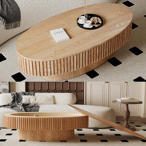 Vista 11 de Mesa auxiliar cuadrada de 31.52 pulgadas con almacenamiento, ratán natural y cuerda de cáñamo, función ajustable, mesa central vintage de granja