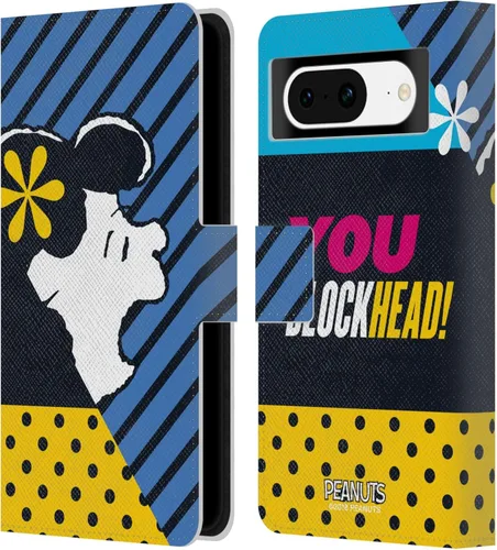 Vista 55 de Head Case Designs Officially Licensed Peanuts Charlie & Woodstock Nap Halfs and Laughs Leather Wallet Case Compatible with Google Pixel 8