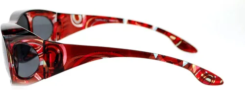 Vista 4 de PASTL Gafas de sol polarizadas que se ajustan sobre las gafas ovaladas rectangulares OTG antirreflejos