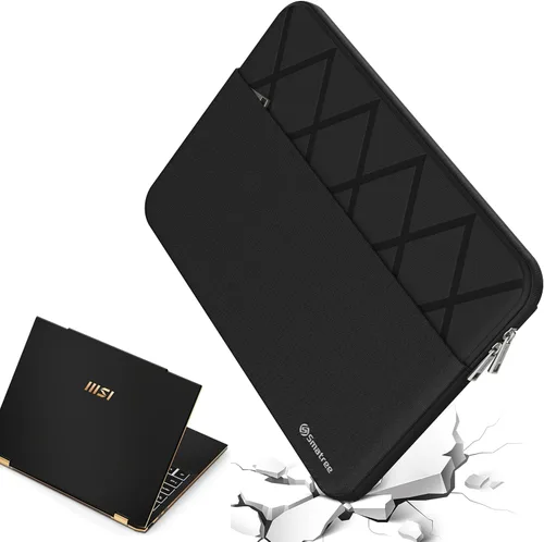 Vista 14 de Smatree Funda para portátil MSI Summit 13 AI+Evo Copilot+PC/E13 AI Evo A1M, para Summit E13 Flip Evo de 13.4 pulgadas, funda con bolsillo