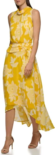 Vista 3 de KARL LAGERFELD Vestido largo floral alto-bajo para mujer